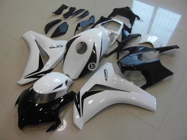 Carénages Moto Honda CBR 1000 RR 2008-2011 - Blanc Noir Carénages Moto Honda CBR 1000 RR 2008-2011 - Blanc Noir
