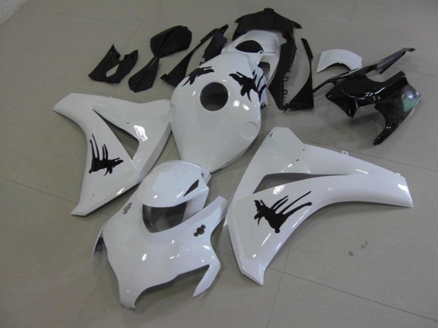 Carénage Moto Honda CBR 1000 RR 2008-2011 - Blanc avec Spécial Décalque