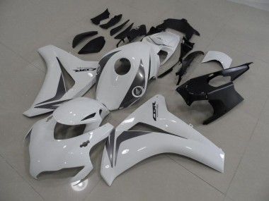 Carénage Moto Honda CBR 1000 RR 2008-2011 - Blanc et Gris