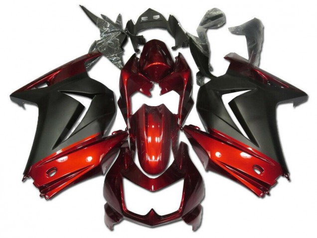 Carénage Moto EX250 2008-2012 - Rouge Gris Carénage Moto EX250 2008-2012 - Rouge Gris