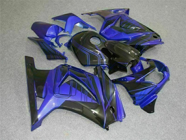 Carénages Moto EX250 2008-2012 - Noir Bleu Carénages Moto EX250 2008-2012 - Noir Bleu