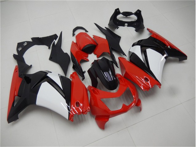 Carénage Moto EX250 2008-2012 - Rouge Noir Blanc