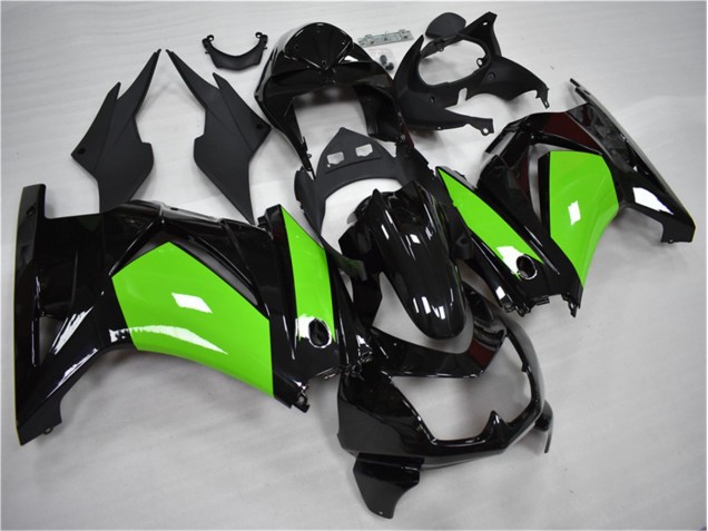Carénages Moto EX250 2008-2012 - Noir Vert Carénages Moto EX250 2008-2012 - Noir Vert