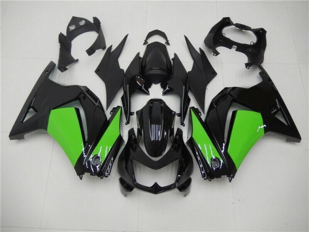 Carénages Moto EX250 2008-2012 - Noir Vert Carénages Moto EX250 2008-2012 - Noir Vert