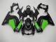 Carénages Moto EX250 2008-2012 - Noir Vert Carénages Moto EX250 2008-2012 - Noir Vert