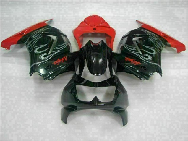 Carénage Moto EX250 2008-2012 - Noir Rouge Ninja Carénage Moto EX250 2008-2012 - Noir Rouge Ninja
