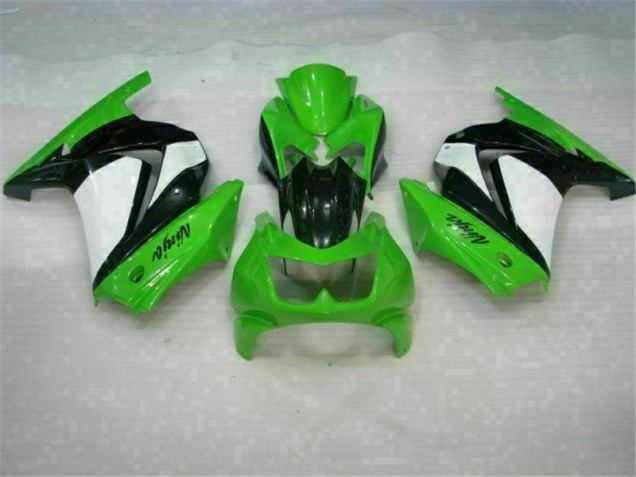 Kit Carénages Motos Complet EX250 2008-2012 - Vert Noir Ninja