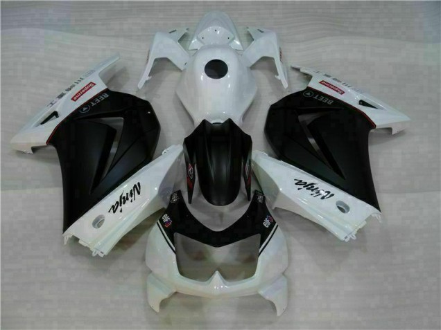 Carénage Moto EX250 2008-2012 - Blanc Noir Ninja