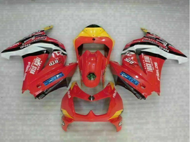 Carénage Moto EX250 2008-2012 - Rouge Jaune