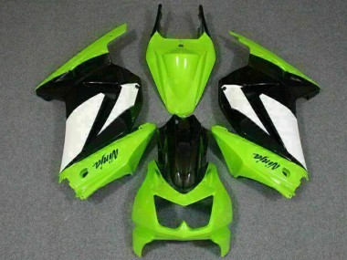 Carrosserie Moto EX250 2008-2012 - Vert Noir Ninja