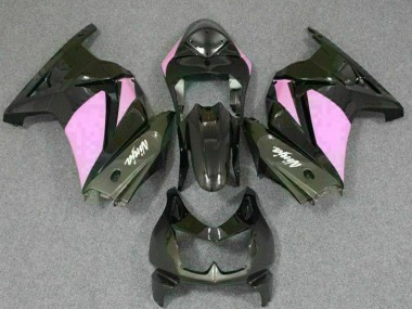 Carénage Moto EX250 2008-2012 - Noir Rose Ninja