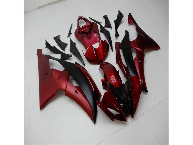 Carénages Moto Yamaha R6 2008-2016 - Rouge Noir Carénages Moto Yamaha R6 2008-2016 - Rouge Noir