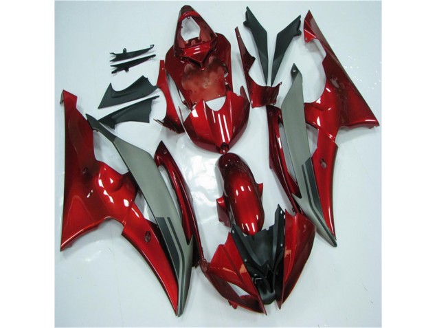 Carénage Moto Yamaha R6 2008-2016 - Rouge Gris Carénage Moto Yamaha R6 2008-2016 - Rouge Gris