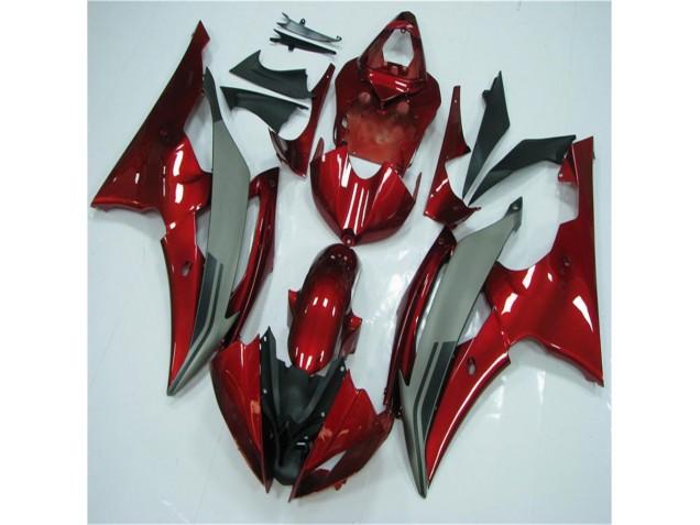 Carénage Moto Yamaha R6 2008-2016 - Rouge Gris Carénage Moto Yamaha R6 2008-2016 - Rouge Gris