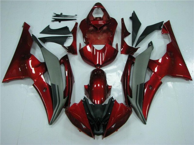 Carénage Moto Yamaha R6 2008-2016 - Rouge Gris Carénage Moto Yamaha R6 2008-2016 - Rouge Gris