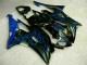 Carénage Moto Yamaha R6 2008-2016 - Bleu Flamme Noir Carénage Moto Yamaha R6 2008-2016 - Bleu Flamme Noir