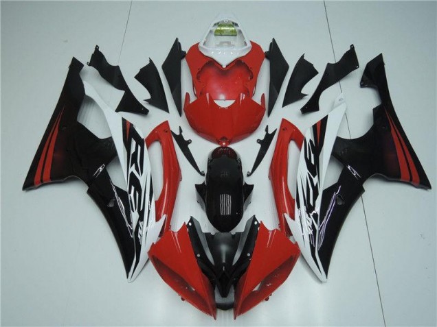Carénages Moto Yamaha R6 2008-2016 - Rouge Blanc Carénages Moto Yamaha R6 2008-2016 - Rouge Blanc