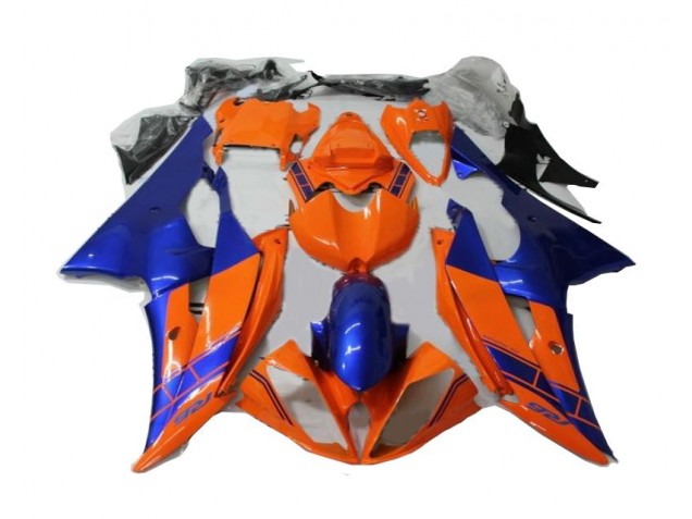 Carénage Moto Yamaha R6 2008-2016 - Orange Bleu Carénage Moto Yamaha R6 2008-2016 - Orange Bleu