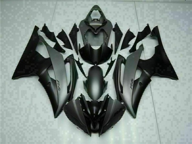 Carénages Moto Yamaha R6 2008-2016 - Gris Noir Carénages Moto Yamaha R6 2008-2016 - Gris Noir
