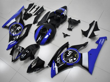 Carénage Moto Yamaha R6 2008-2016 - Bleu Noir