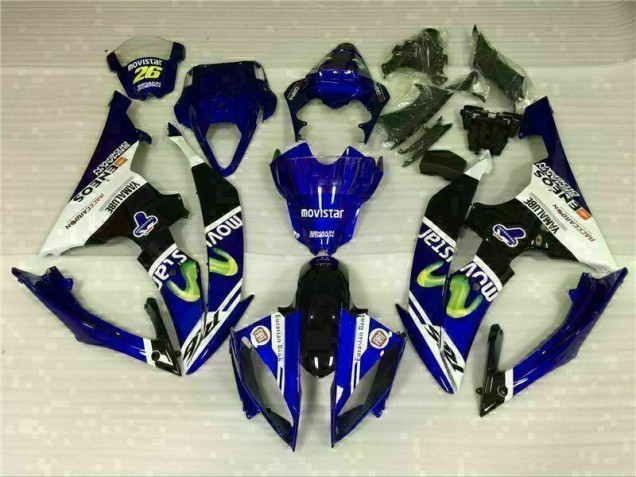 Carénages Moto Yamaha R6 2008-2016 - Blanc Bleu Carénages Moto Yamaha R6 2008-2016 - Blanc Bleu