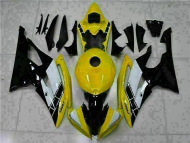Carrosserie Moto Yamaha R6 2008-2016 - Jaune Noir