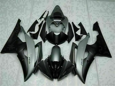 Carénage Moto Yamaha R6 2008-2016 - Gris Noir
