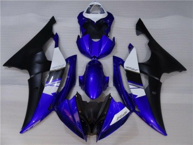 Carénages Moto Yamaha R6 2008-2016 - Bleu Noir