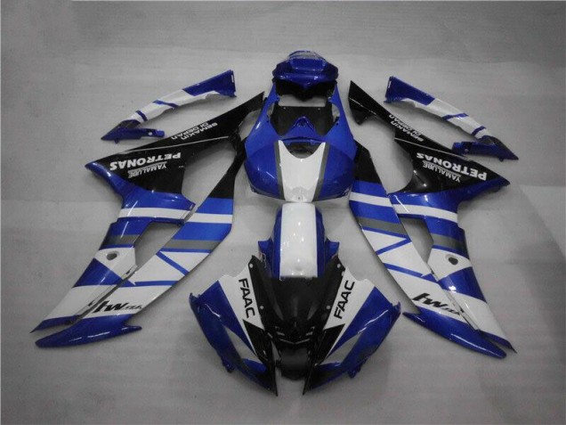 Carénage Moto Yamaha R6 2008-2016 - Bleu Blanc FAAC Carénage Moto Yamaha R6 2008-2016 - Bleu Blanc FAAC