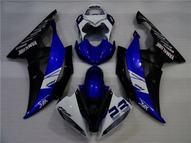 Carénage Moto Yamaha R6 2008-2016 - Bleu Blanc Noir YEC 23 Carénage Moto Yamaha R6 2008-2016 - Bleu Blanc Noir YEC 23