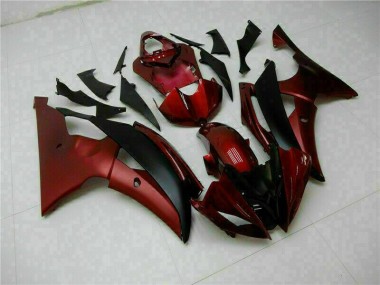 Kit Carénages Motos Complet Yamaha R6 2008-2016 - Rouge Noir