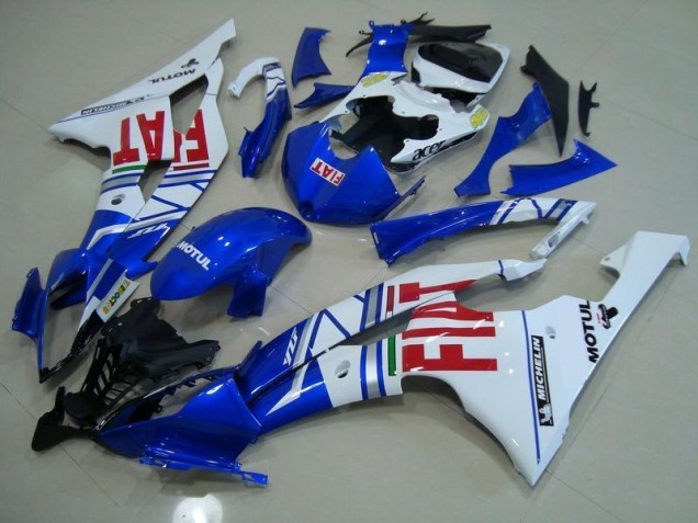 Carénage Moto Yamaha R6 2008-2016 - Bleu Blanc Rouge Fiat