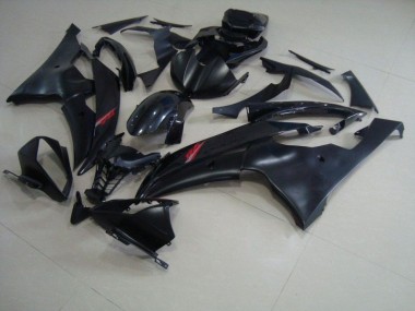Carénage Moto Yamaha R6 2008-2016 - Noir Mat Noir Brillant