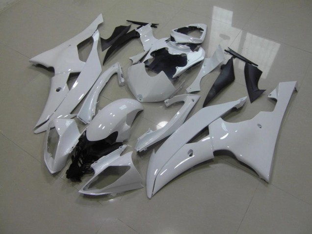 Carénage Moto Yamaha R6 2008-2016 - Blanc Nacré No Décalque Carénage Moto Yamaha R6 2008-2016 - Blanc Nacré No Décalque