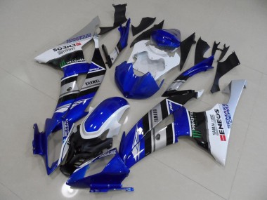 Carénage Moto Yamaha R6 2008-2016 - Bleu Blanc ENEOS