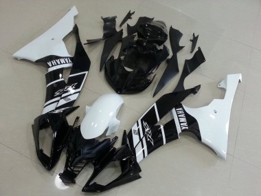 Carénage Moto Yamaha R6 2008-2016 - Blanc et Noir