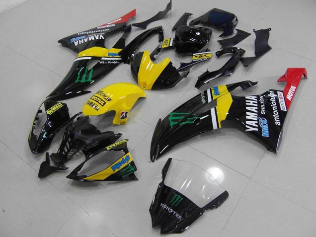 Carrosserie Moto Yamaha R6 2008-2016 - Jaune Monster Carrosserie Moto Yamaha R6 2008-2016 - Jaune Monster