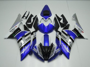 Carénage Moto Yamaha R6 2008-2016 - Bleu Blanc ENEOS Monster
