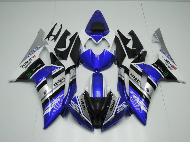 Carénage Moto Yamaha R6 2008-2016 - Bleu Blanc ENEOS Monster