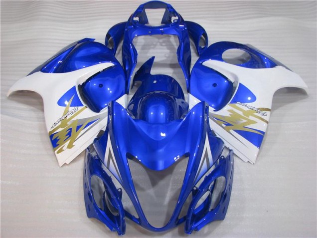 Carrosserie Moto Suzuki GSXR 1300 Hayabusa 2008-2019 - Bleu Blanc Carrosserie Moto Suzuki GSXR 1300 Hayabusa 2008-2019 - Bleu Blanc