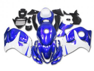 Carénages Moto Suzuki GSXR 1300 Hayabusa 2008-2019 - Bleu Blanc