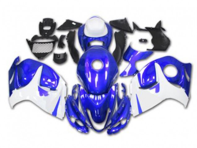 Carénages Moto Suzuki GSXR 1300 Hayabusa 2008-2019 - Bleu Blanc