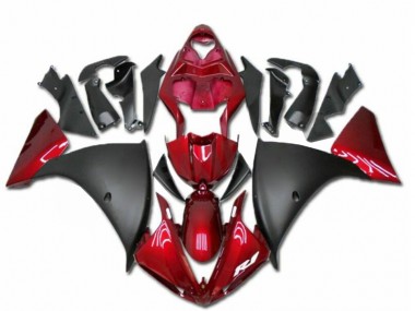 Carénage Moto Yamaha R1 2009-2011 - Rouge Noir