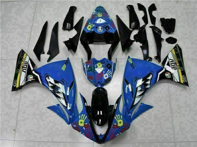 Carénages Moto Yamaha R1 2009-2011 - Bleu Carénages Moto Yamaha R1 2009-2011 - Bleu