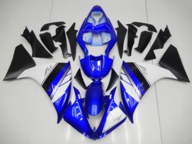 Carénage Moto Yamaha R1 2009-2011 - Bleu Blanc Noir