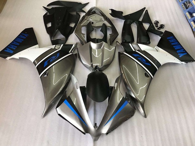 Carénage Moto Yamaha R1 2009-2011 - Argent Bleu Carénage Moto Yamaha R1 2009-2011 - Argent Bleu