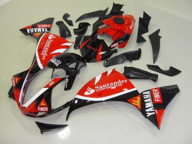 Carénage Moto Yamaha R1 2009-2011 - Rouge Noir Santander
