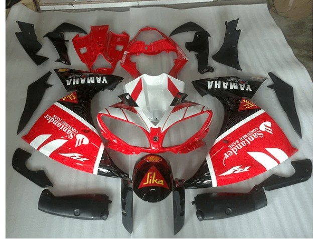 Carénage Moto Yamaha R1 2009-2011 - Rouge Blanc et Noir Graphique Carénage Moto Yamaha R1 2009-2011 - Rouge Blanc et Noir Graphique