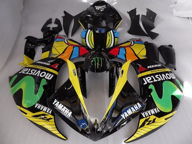 Carénage Moto Yamaha R1 2009-2011 - Rossi Movistar Carénage Moto Yamaha R1 2009-2011 - Rossi Movistar