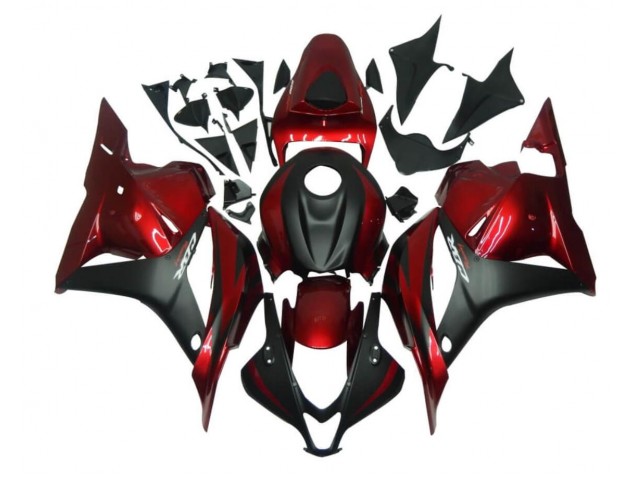 Kit Carénages Motos Complet Honda CBR 600 RR 2009-2012 - Rouge Noir Kit Carénages Motos Complet Honda CBR 600 RR 2009-2012 - Rouge Noir